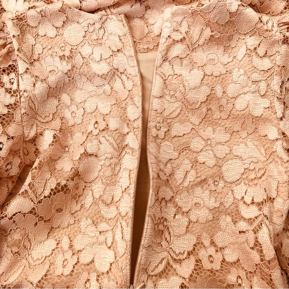 Vince Camuto blush lace puff sleeve dress Size 2 - Picture 5 of 6